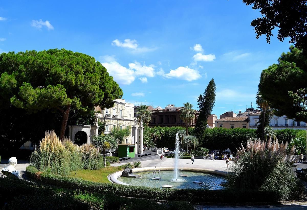 Sicilia - Parcul Bellini din Catania