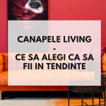 Canapele living – ce sa alegi ca sa fii in tendinte canapele living
