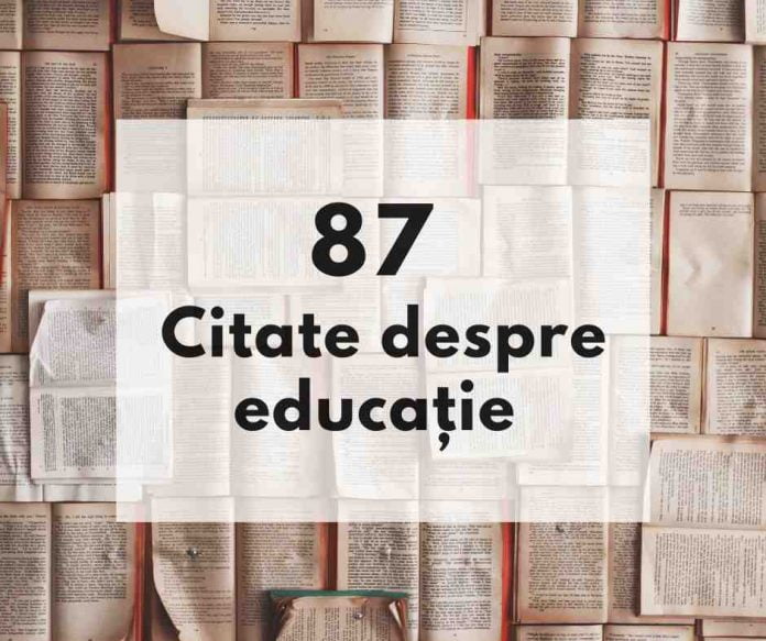 citate despre educație