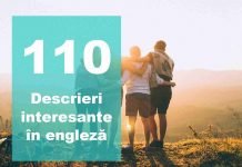 descrieri in engleza