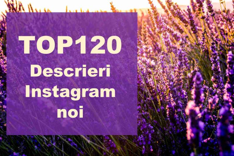 TOP 120 descrieri Instagram noi pentru pozele tale