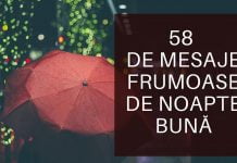 58 de mesaje frumoase de noapte bună