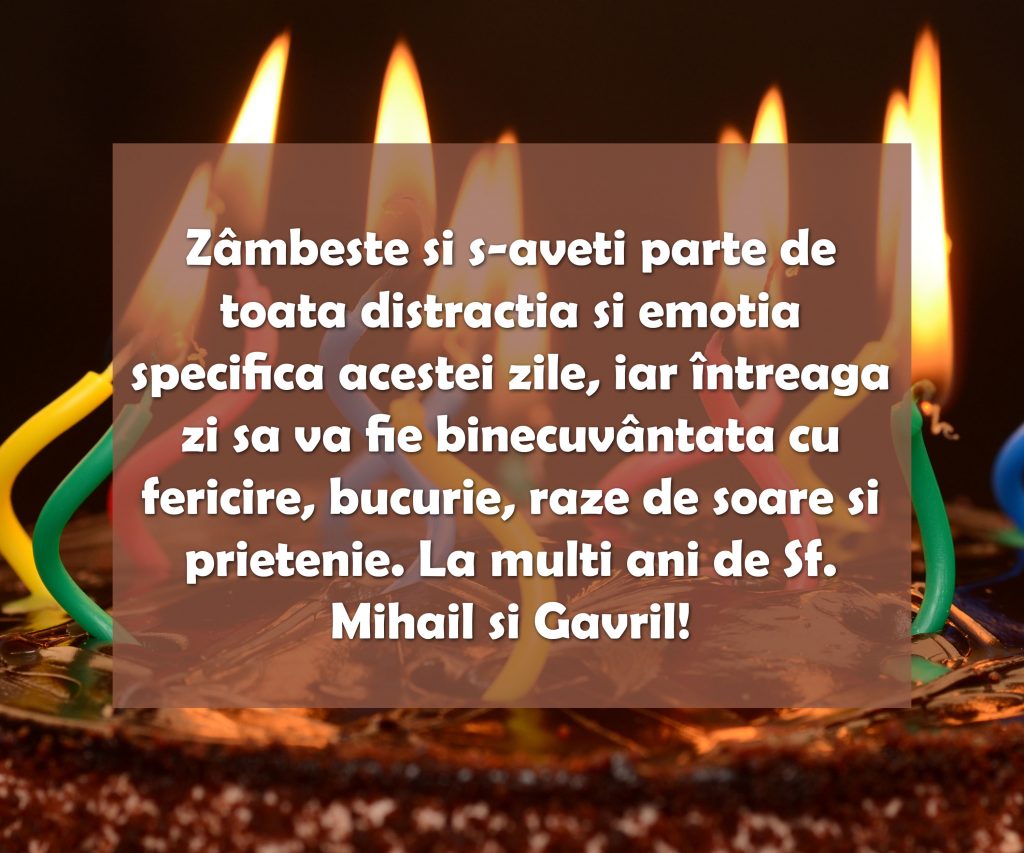 Cele mai frumoase urari de Sf Mihail si Gavril Postmodern