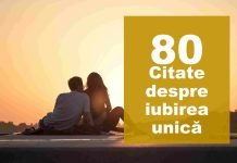 citate despre iubire unica