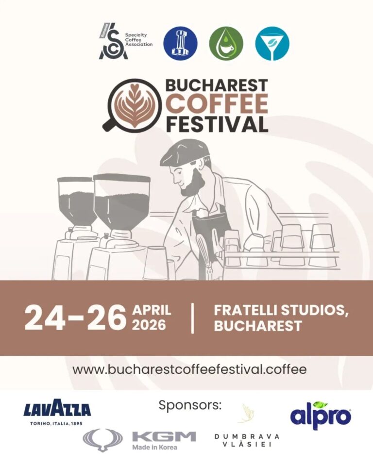 Trei zile în care cafeaua se dă în spectacol – Bucharest Coffee Festival are loc între 24 și 26 aprilie