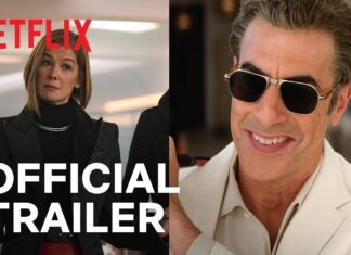 Ladies First (2026) – comedie Netflix cu Sascha Baron Cohen și Rosamund Pike